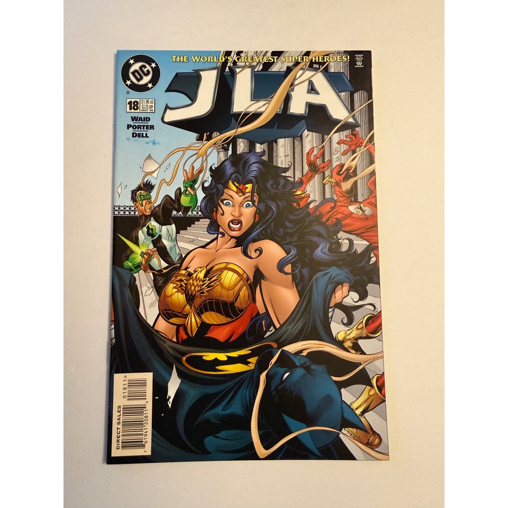 JLA 18 1998 DC Comics Waid Porter Wonder Woman Green Lantern Flash Modern Age